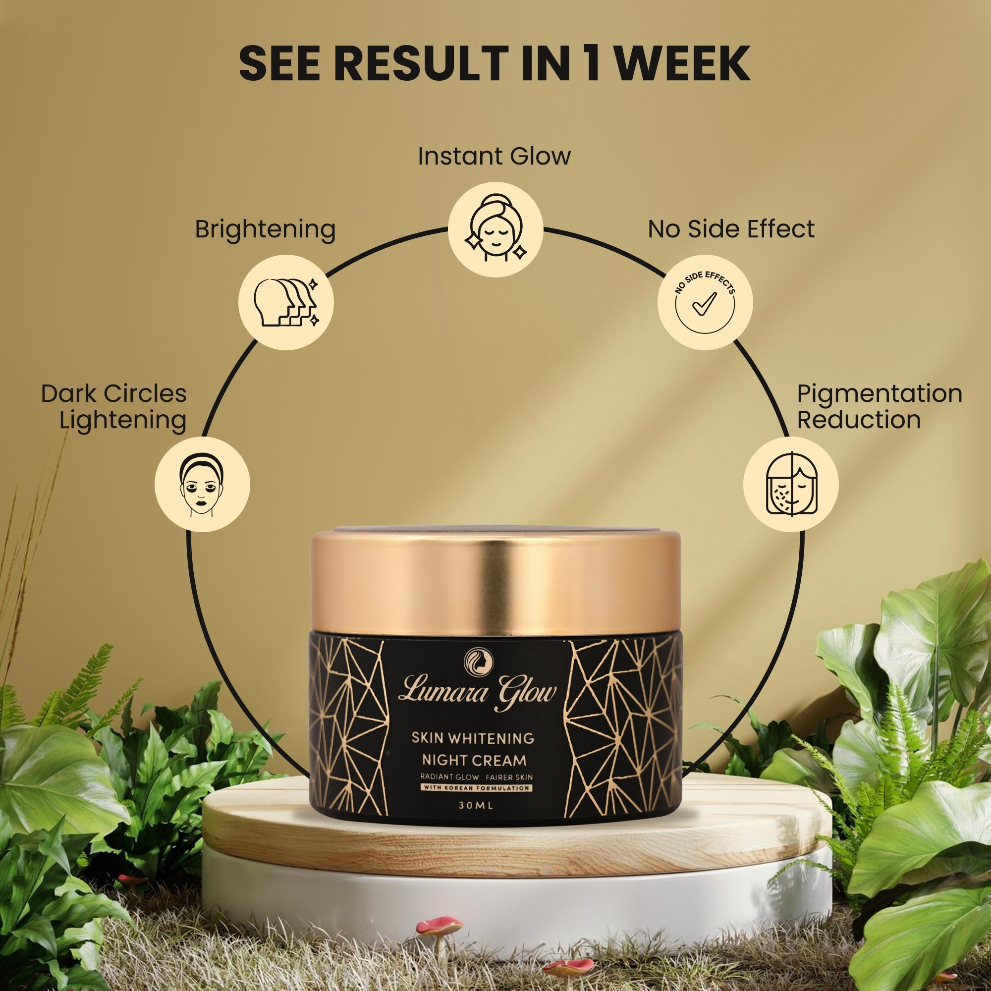 Lumara Glow Skin Whitening Night Cream